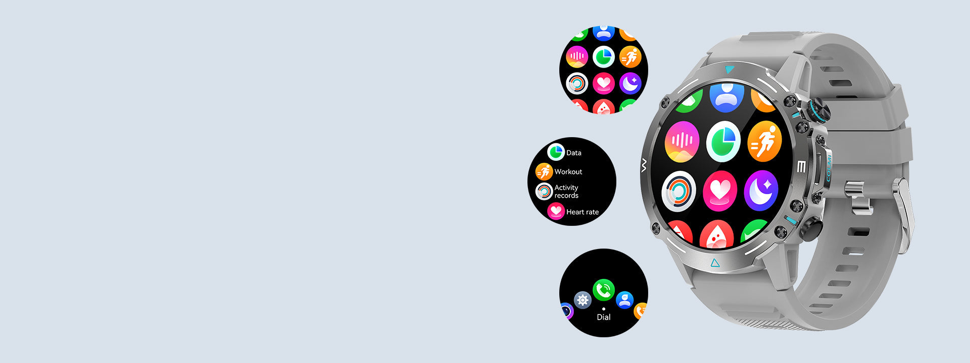 Lo smartwatch Colmi M42 offre un'interfaccia utente personalizzabile, un design sottile, oltre 100 modalità sportive e 10 giorni di autonomia della batteria.