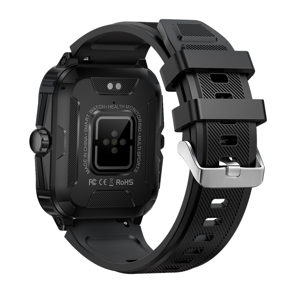 Smartwatch COLMI P76 1.96 Sport all'aperto Fitness Impermeabile 3ATM Retro nero