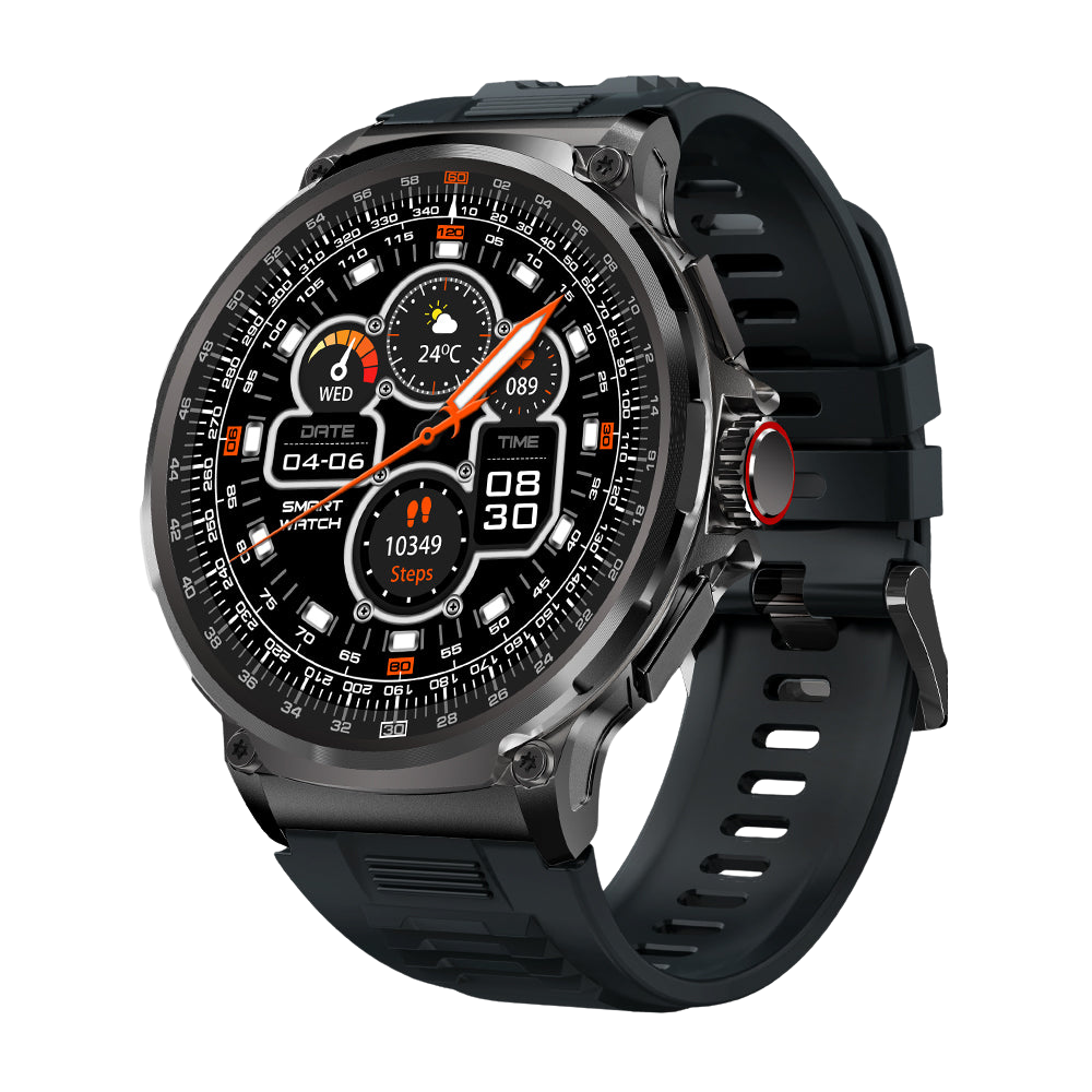 Smartwatch COLMi V69 - Ampio display da 1,85 pollici, monitoraggio della salute, impermeabile ed elegante colore nero.