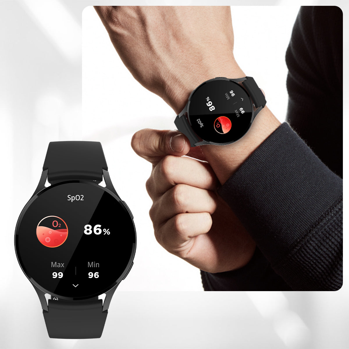 Lo smartwatch Colmi i28 Ultra offre misurazione dell'ossigeno nel sangue, monitoraggio avanzato della salute, 10 giorni di autonomia della batteria e certificazione di impermeabilità IP68.