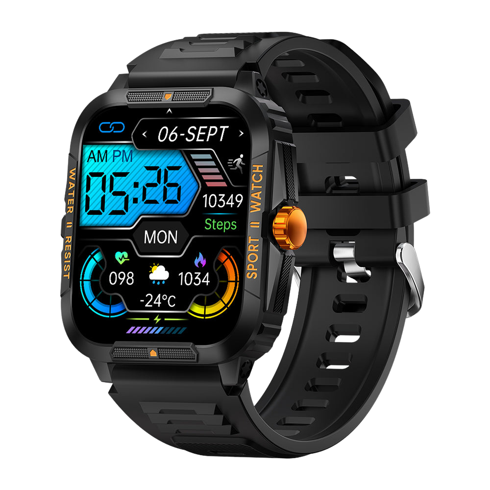 Smartwatch COLMI P76 1.96 Sport all'aperto Fitness Impermeabile 3ATM Arancione