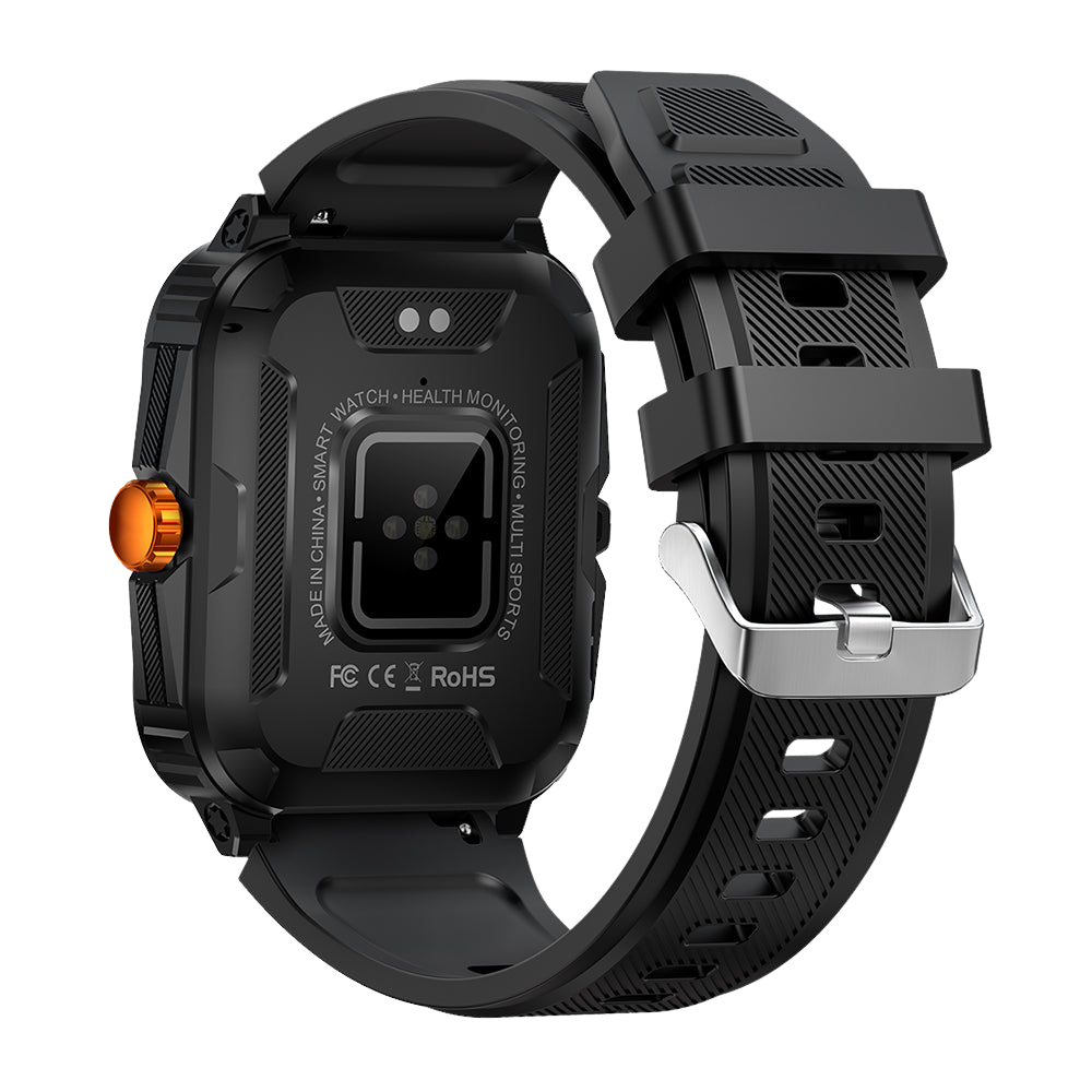 Smartwatch COLMI P76 1.96 Sport all'aperto Fitness Impermeabile 3ATM Retro arancione