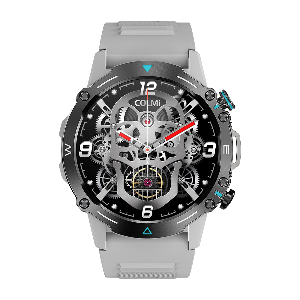 Smartwatch Colmi M42 color argento dal design sottile, con oltre 100 modalità sportive e 10 giorni di autonomia.